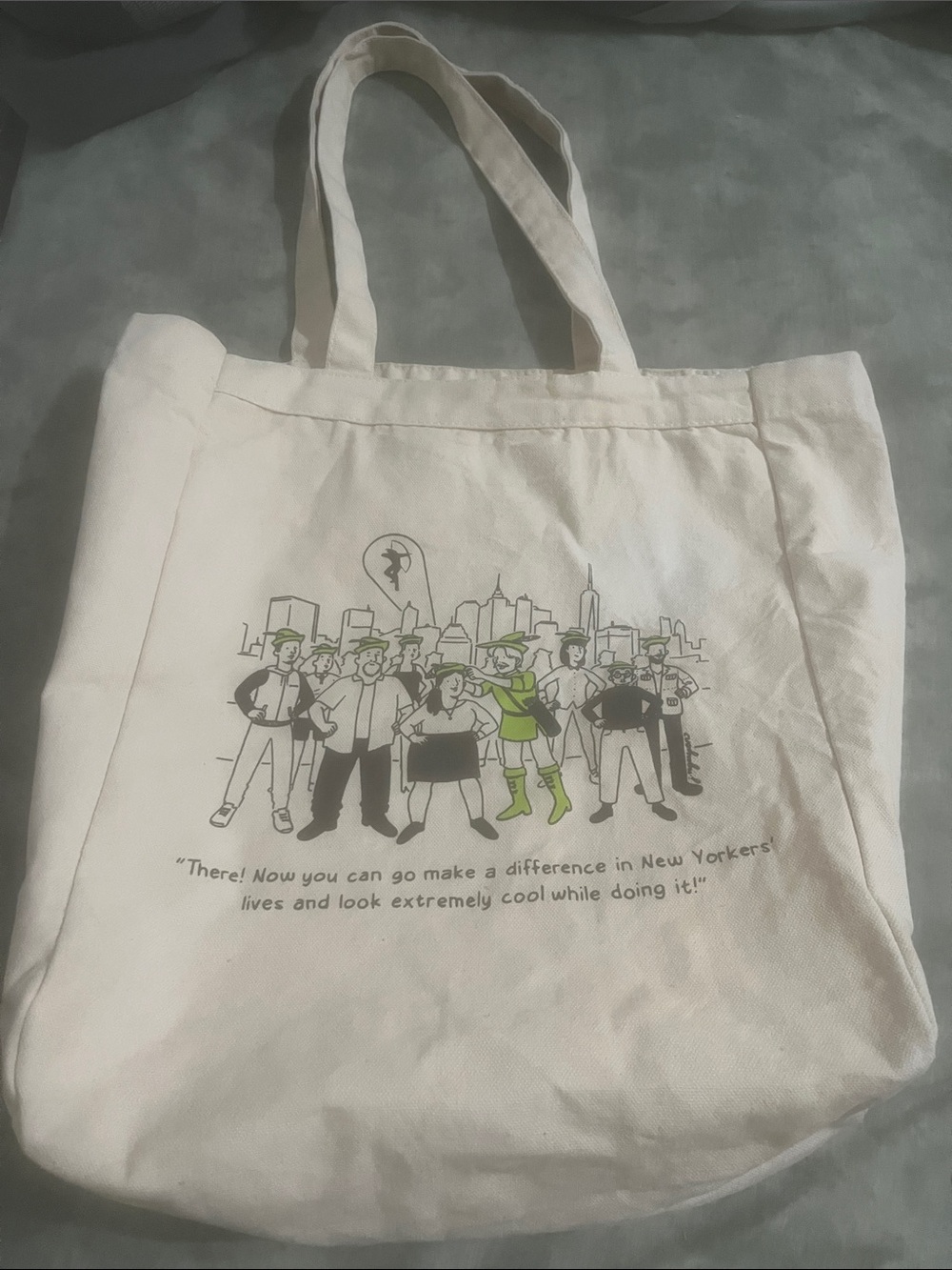 Robin Hood New York Tote Bag 2023 Exclusive Gemline Canvas Great One Night Only